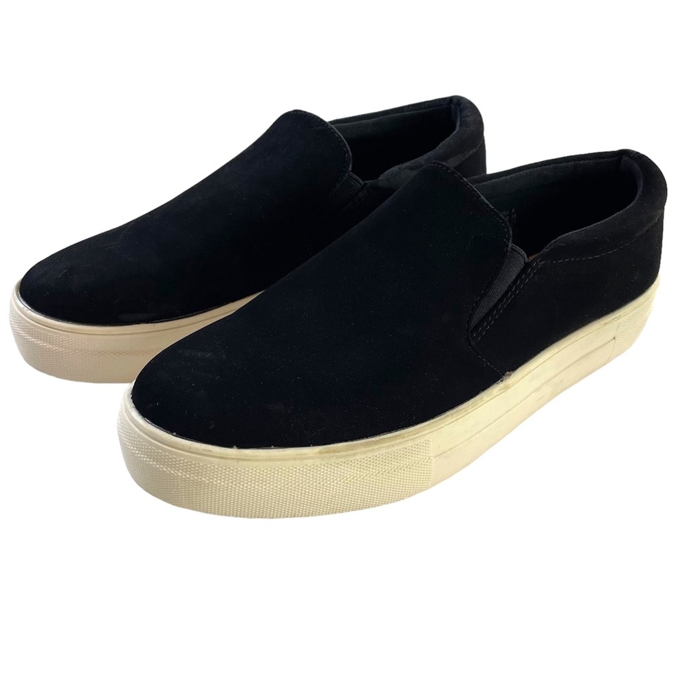 BRASH Women’s Slip in Tennis Shoe Sneaker with Faux Suede Size 8